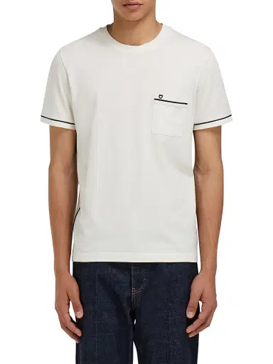 Ferragamo Men's Wool-Cashmere T-Shirt | Thumbnail 1 Ferragamo Men's Wool-Cashmere T-Shirt | Thumbnail 1