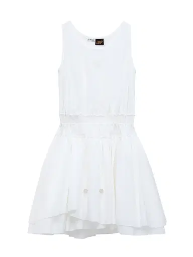 LOEWE Women's x Paula's Ibiza Cotton Fit & Flare Minidress - White | Thumbnail 1 LOEWE Women's x Paula's Ibiza Cotton Fit & Flare Minidress - White | Thumbnail 1