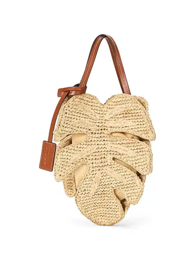 Staud Women's Palm Raffia Bag - Natural Tan | Thumbnail 1 Staud Women's Palm Raffia Bag - Natural Tan | Thumbnail 1