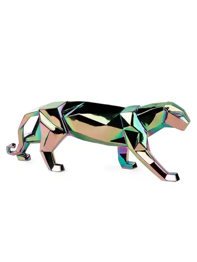 Lladro Iridescent Panther Figurine | Thumbnail 1 Lladro Iridescent Panther Figurine | Thumbnail 1