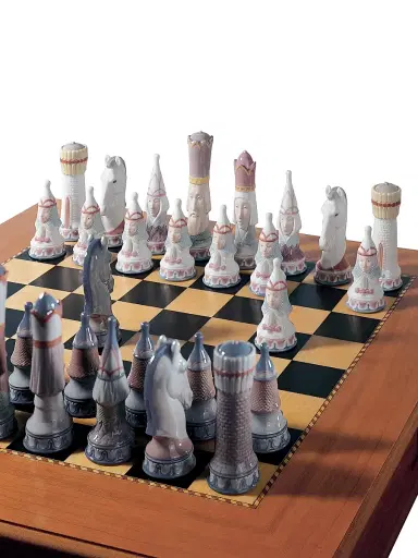 Lladro Medieval Chess Set | Thumbnail 2 Lladro Medieval Chess Set | Thumbnail 2