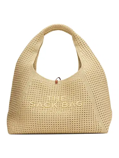Marc Jacobs Women's The Crochet Sack Bag - Champagne | Thumbnail 1 Marc Jacobs Women's The Crochet Sack Bag - Champagne | Thumbnail 1