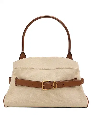 Marc Jacobs Women's The Canvas Dakota Satchel - Beige Argan Oil | Thumbnail 1 Marc Jacobs Women's The Canvas Dakota Satchel - Beige Argan Oil | Thumbnail 1