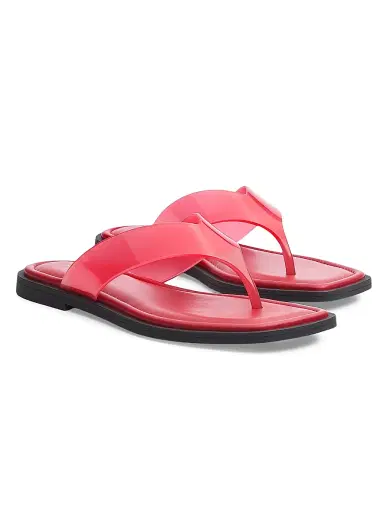 rag & bone Women's Gracie Jelly Thong Sandals - Lava | Thumbnail 2 rag & bone Women's Gracie Jelly Thong Sandals - Lava | Thumbnail 2