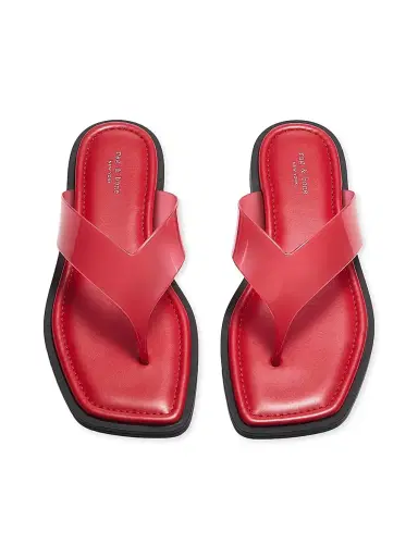 rag & bone Women's Gracie Jelly Thong Sandals - Lava | Thumbnail 4 rag & bone Women's Gracie Jelly Thong Sandals - Lava | Thumbnail 4