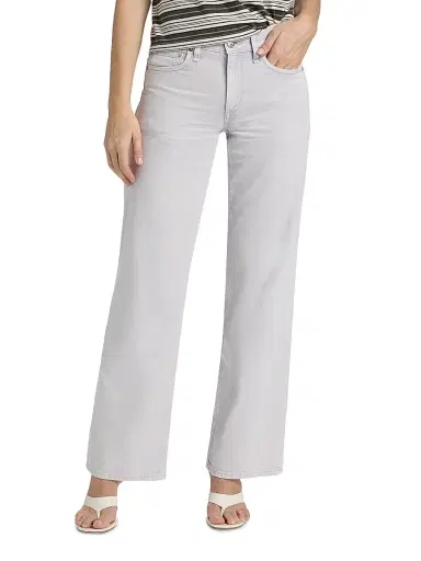 rag & bone Women's Cam Featherweight Low-Rise Full Straight-Leg Jeans - Lilac | Thumbnail 3 rag & bone Women's Cam Featherweight Low-Rise Full Straight-Leg Jeans - Lilac | Thumbnail 3