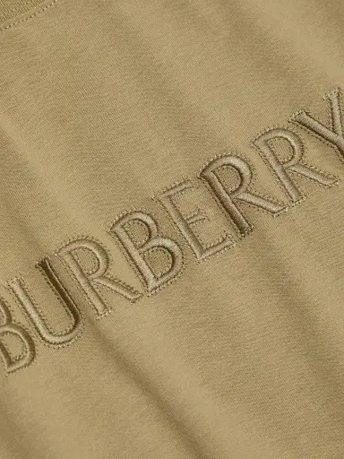 Burberry Men's Logo Cotton Crewneck T-Shirt - Sparrow Beige - Size XXL | Thumbnail 7 Burberry Men's Logo Cotton Crewneck T-Shirt - Sparrow Beige - Size XXL | Thumbnail 7