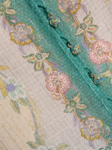 Zimmermann Women's Indra Peacock Cotton-Silk Billow Blouse - Cream Scarf Floral - Size 10 | Thumbnail 7 Zimmermann Women's Indra Peacock Cotton-Silk Billow Blouse - Cream Scarf Floral - Size 10 | Thumbnail 7