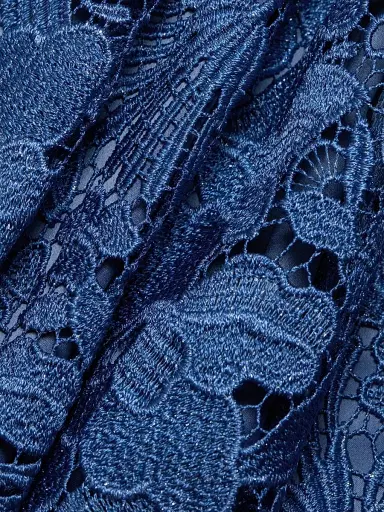 Ramy Brook Women's Tessa Strapless Lace Midi-Dress - Blue Lace | Thumbnail 7 Ramy Brook Women's Tessa Strapless Lace Midi-Dress - Blue Lace | Thumbnail 7
