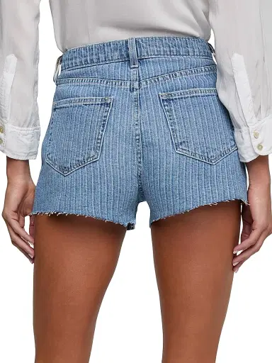 L'AGENCE Women's Clark Raw Denim Shorts - Carmel Destruct | Thumbnail 5 L'AGENCE Women's Clark Raw Denim Shorts - Carmel Destruct | Thumbnail 5