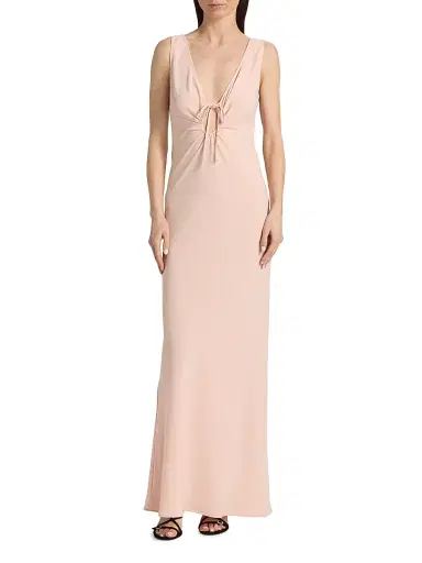 BLACK HALO Women's Reese Cut-Out Bias-Cut Maxi Dress - Mango | Thumbnail 3 BLACK HALO Women's Reese Cut-Out Bias-Cut Maxi Dress - Mango | Thumbnail 3