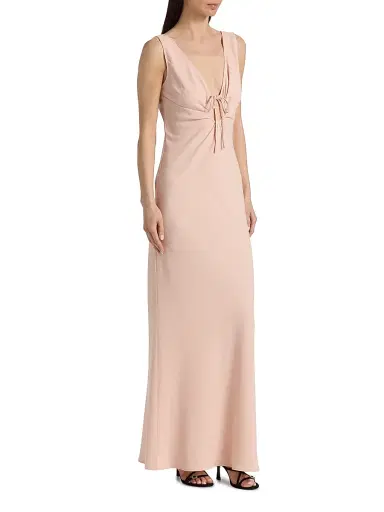 BLACK HALO Women's Reese Cut-Out Bias-Cut Maxi Dress - Mango | Thumbnail 4 BLACK HALO Women's Reese Cut-Out Bias-Cut Maxi Dress - Mango | Thumbnail 4