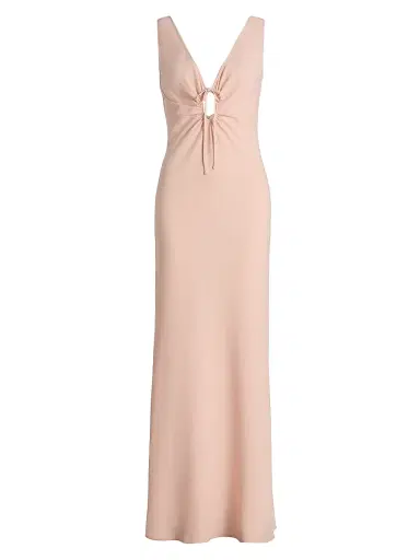 BLACK HALO Women's Reese Cut-Out Bias-Cut Maxi Dress - Mango | Thumbnail 1 BLACK HALO Women's Reese Cut-Out Bias-Cut Maxi Dress - Mango | Thumbnail 1