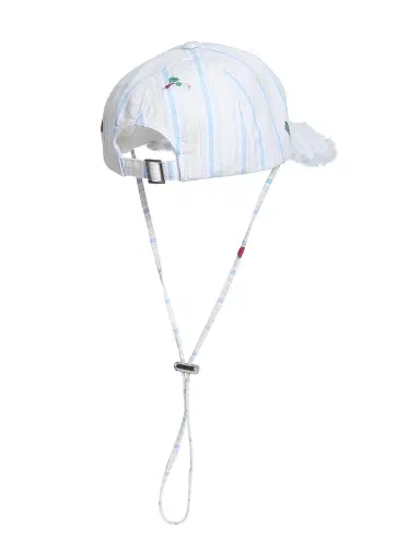 Jacquemus Men's Artichoke Striped Drawcord Baseball Cap - Jacquard Classic Stripes | Thumbnail 3 Jacquemus Men's Artichoke Striped Drawcord Baseball Cap - Jacquard Classic Stripes | Thumbnail 3