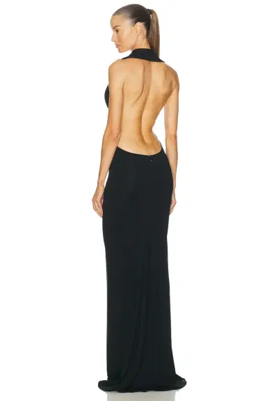 TOM FORD Asymmetric Backless Evening Dress | Thumbnail 4 TOM FORD Asymmetric Backless Evening Dress | Thumbnail 4