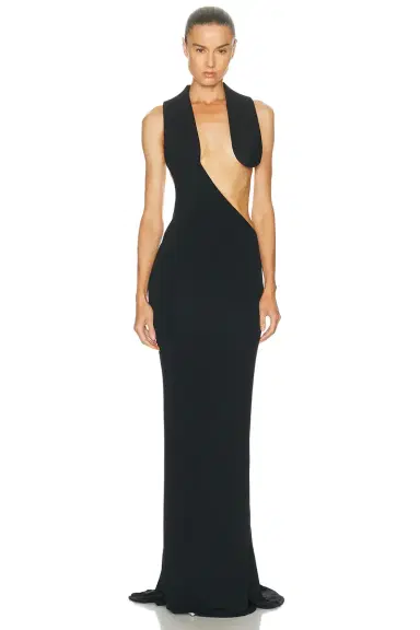 TOM FORD Asymmetric Backless Evening Dress | Thumbnail 1 TOM FORD Asymmetric Backless Evening Dress | Thumbnail 1