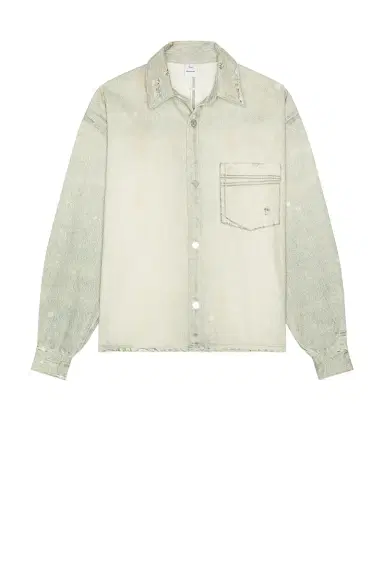 Won Hundred Maza Printed Denim Shirt | Thumbnail 4 Won Hundred Maza Printed Denim Shirt | Thumbnail 4
