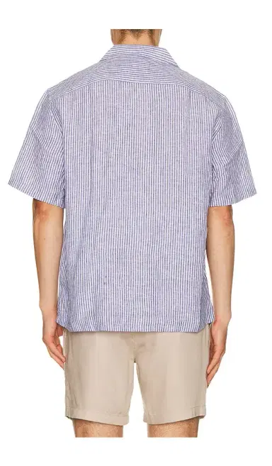 Faherty Short Sleeve Laguna Linen Camp Shirt | Thumbnail 2 Faherty Short Sleeve Laguna Linen Camp Shirt | Thumbnail 2