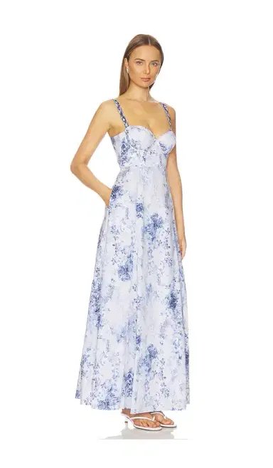 L'AGENCE Sutton Strap Maxi Dress | Thumbnail 2 L'AGENCE Sutton Strap Maxi Dress | Thumbnail 2