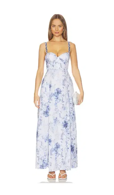L'AGENCE Sutton Strap Maxi Dress | Thumbnail 1 L'AGENCE Sutton Strap Maxi Dress | Thumbnail 1