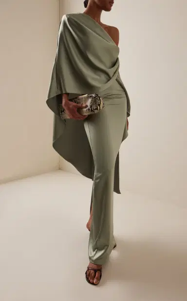 The New Arrivals Ilkyaz Ozel Exclusive Fume Satin Top | Thumbnail 3 The New Arrivals Ilkyaz Ozel Exclusive Fume Satin Top | Thumbnail 3
