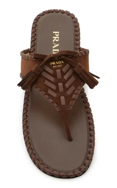Prada Suede Sandals | Thumbnail 3 Prada Suede Sandals | Thumbnail 3