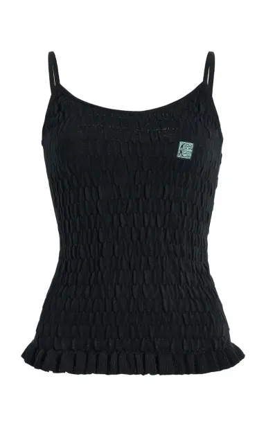 Conner Ives Exclusive Shirred Knit Cotton-Cashmere Cami Top | Thumbnail 7 Conner Ives Exclusive Shirred Knit Cotton-Cashmere Cami Top | Thumbnail 7