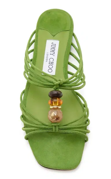 Jimmy Choo Lova Beaded Suede Mules | Thumbnail 2 Jimmy Choo Lova Beaded Suede Mules | Thumbnail 2
