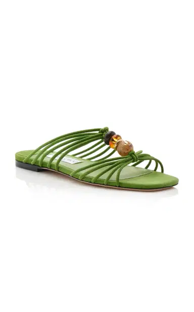 Jimmy Choo Lova Beaded Suede Mules | Thumbnail 3 Jimmy Choo Lova Beaded Suede Mules | Thumbnail 3