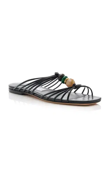 Jimmy Choo Lova Beaded Leather Mules | Thumbnail 4 Jimmy Choo Lova Beaded Leather Mules | Thumbnail 4