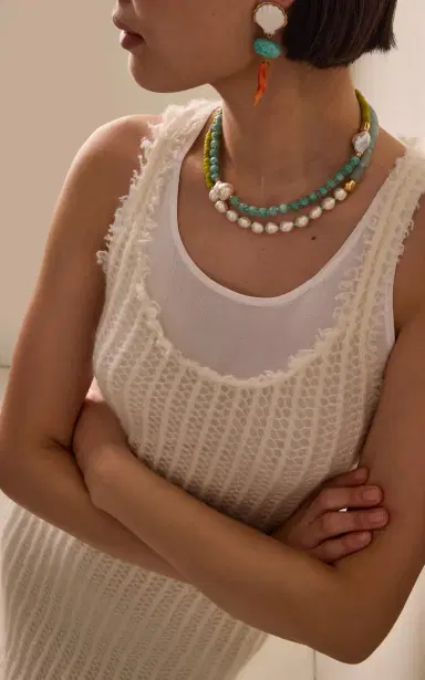 Lizzie Fortunato Cabana Necklace In Starfruit | Thumbnail 2 Lizzie Fortunato Cabana Necklace In Starfruit | Thumbnail 2