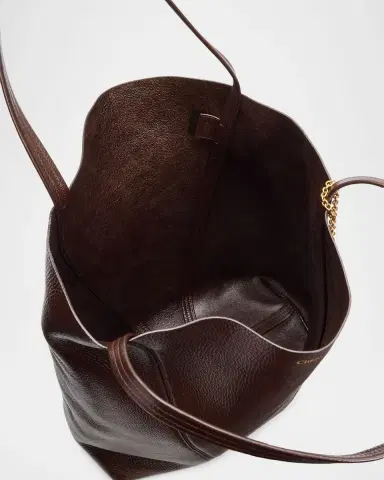 Chloé Spin Grained Leather Tote Bag | Thumbnail 7 Chloé Spin Grained Leather Tote Bag | Thumbnail 7