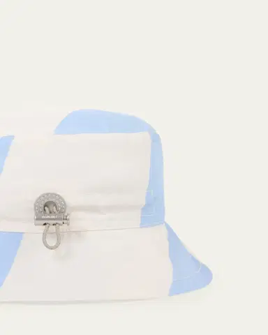 Jacquemus Men's Bicolor Logo Nylon Bucket Hat | Thumbnail 2 Jacquemus Men's Bicolor Logo Nylon Bucket Hat | Thumbnail 2