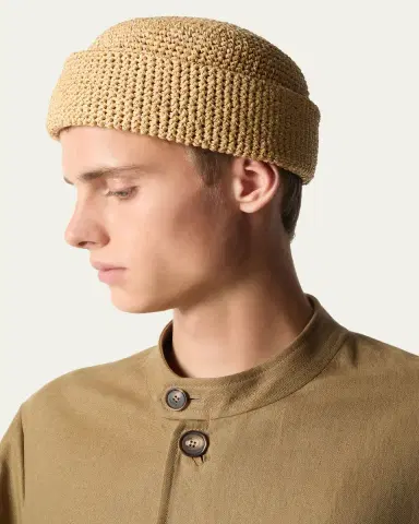 Loro Piana Men's Doroteo Raffia Hat | Thumbnail 3 Loro Piana Men's Doroteo Raffia Hat | Thumbnail 3