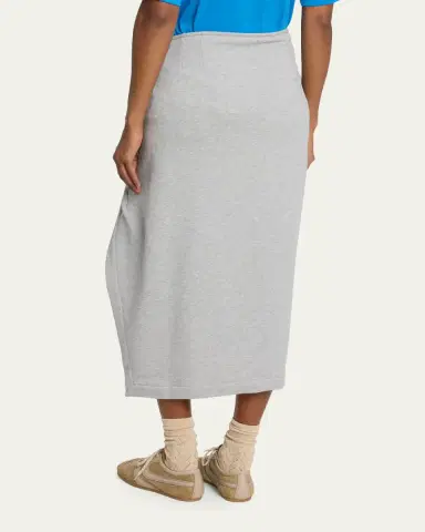 Dries Van Noten Hanam Draped Jersey Midi Skirt | Thumbnail 3 Dries Van Noten Hanam Draped Jersey Midi Skirt | Thumbnail 3