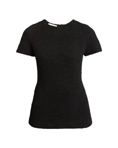 Dries Van Noten Hunelly Textured Short-Sleeve Top | Thumbnail 1 Dries Van Noten Hunelly Textured Short-Sleeve Top | Thumbnail 1
