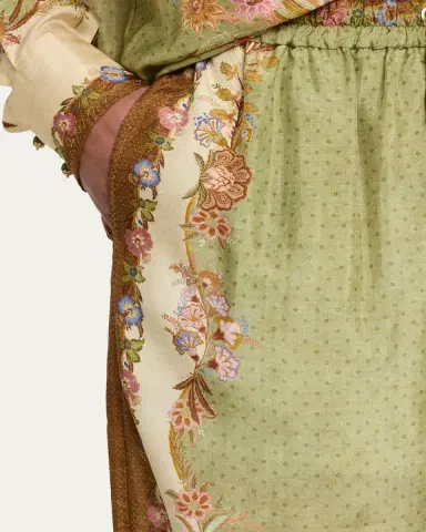 Zimmermann Indra Silk Drawstring Pants | Thumbnail 5 Zimmermann Indra Silk Drawstring Pants | Thumbnail 5