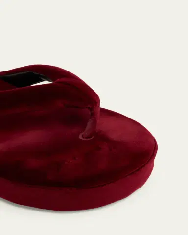 Balenciaga Jet Lag Stretch Velvet Platform Thong Sandals | Thumbnail 4 Balenciaga Jet Lag Stretch Velvet Platform Thong Sandals | Thumbnail 4