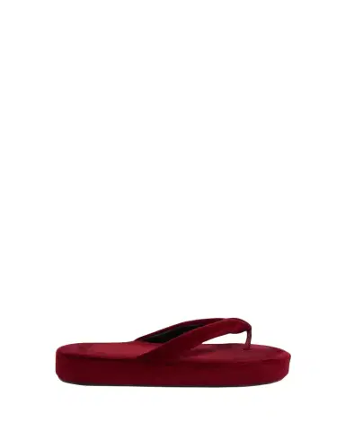 Balenciaga Jet Lag Stretch Velvet Platform Thong Sandals | Thumbnail 1 Balenciaga Jet Lag Stretch Velvet Platform Thong Sandals | Thumbnail 1