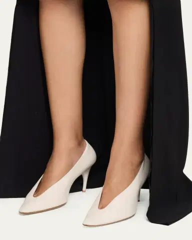 Balenciaga 90mm Duchesse Nappa Leather Pumps | Thumbnail 2 Balenciaga 90mm Duchesse Nappa Leather Pumps | Thumbnail 2