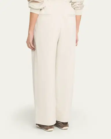 Brunello Cucinelli Straight-Leg Pull-On Sport Pants | Thumbnail 3 Brunello Cucinelli Straight-Leg Pull-On Sport Pants | Thumbnail 3