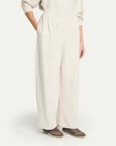 Brunello Cucinelli Straight-Leg Pull-On Sport Pants | Thumbnail 4 Brunello Cucinelli Straight-Leg Pull-On Sport Pants | Thumbnail 4
