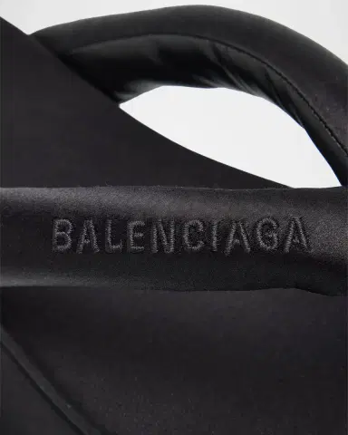Balenciaga 90mm Gaeta Satin Platform Thong Sandals | Thumbnail 4 Balenciaga 90mm Gaeta Satin Platform Thong Sandals | Thumbnail 4