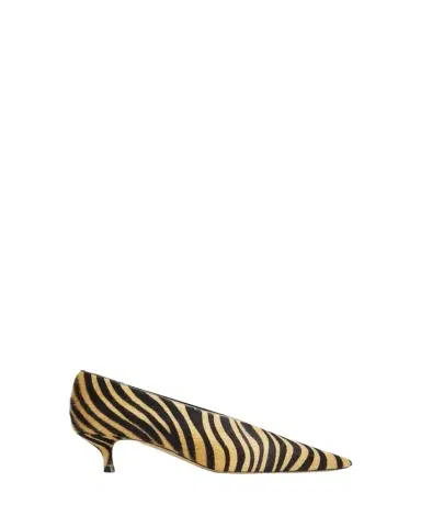 Le Monde Béryl 40mm Babouche Zebra-Printed Calf Hair Pumps | Thumbnail 1 Le Monde Béryl 40mm Babouche Zebra-Printed Calf Hair Pumps | Thumbnail 1
