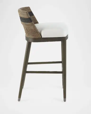 Palecek Fritz Rope Barstool, 30" | Thumbnail 2 Palecek Fritz Rope Barstool, 30" | Thumbnail 2