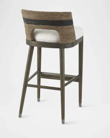 Palecek Fritz Rope Barstool, 30" | Thumbnail 4 Palecek Fritz Rope Barstool, 30" | Thumbnail 4