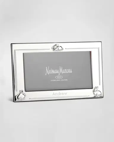 Cunill America Personalized Photo Frame With Bunnies, 6x4 | Thumbnail 2 Cunill America Personalized Photo Frame With Bunnies, 6x4 | Thumbnail 2