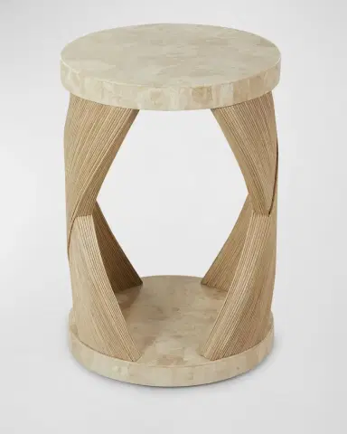 Palecek Blair Rattan Side Table | Thumbnail 3 Palecek Blair Rattan Side Table | Thumbnail 3