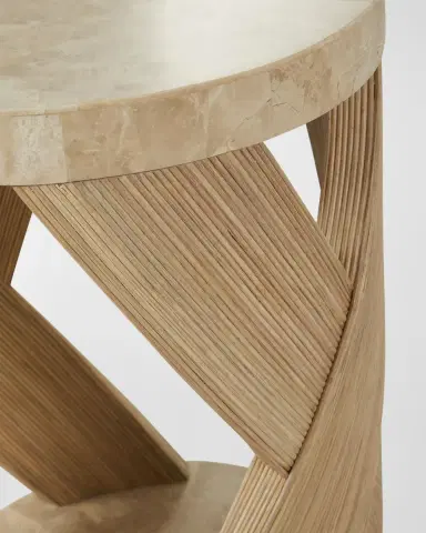 Palecek Blair Rattan Side Table | Thumbnail 5 Palecek Blair Rattan Side Table | Thumbnail 5