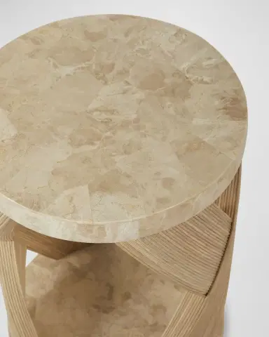 Palecek Blair Rattan Side Table | Thumbnail 6 Palecek Blair Rattan Side Table | Thumbnail 6